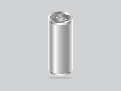 Cans branding cans design flat icon illustration illustrator logo minimal silver vector