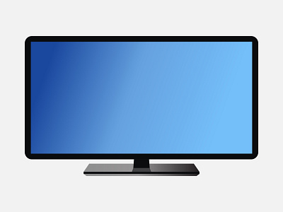 television led app flat flatdesign icon illustration illustrator minimal ui vector web