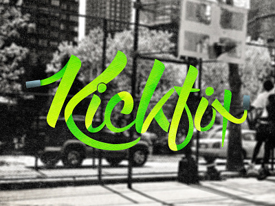 Kickfix Sneaker App app basketball branding icon illustration kick kicks lettering logo shoe sneaker sneakerhead