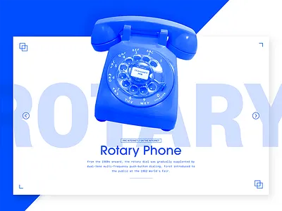 Rotary blue card ik phone rotary stranger things ui web