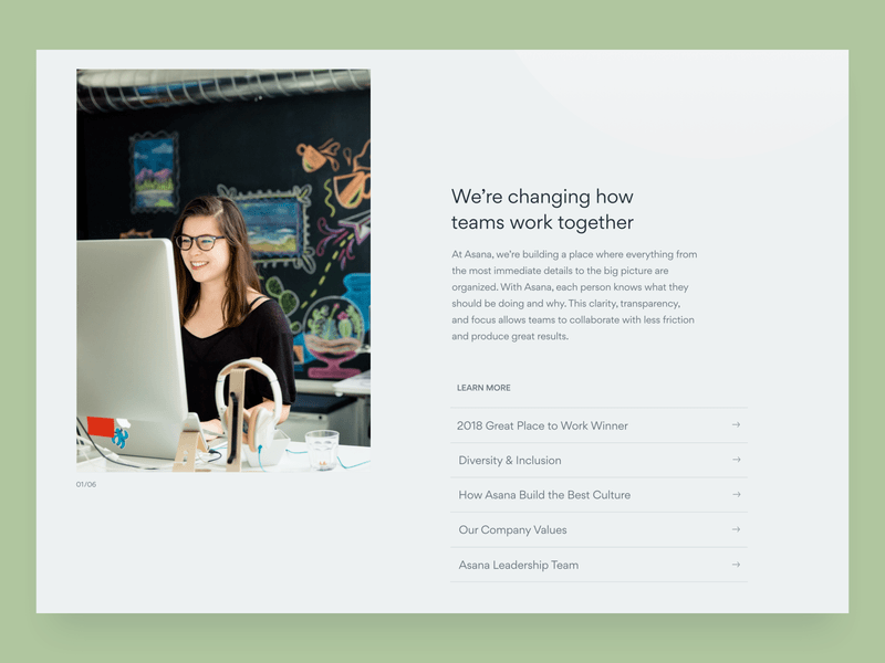 Asana Design—About