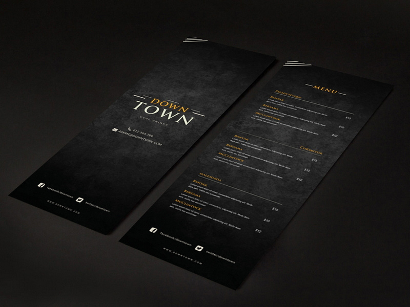 Freebie : Restaurant Menu Psd commercial free menu design restaurant menu menu template