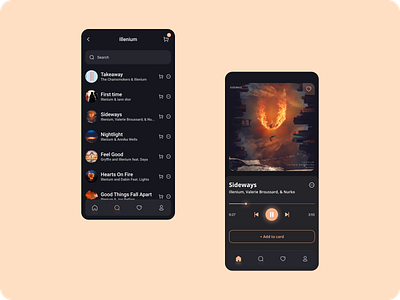 Audio player app concept