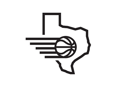Texas Hoops basketball hoops logo logo design print screenprint texas tshirt typography