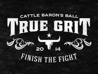 Cattle Baron's Ball concept branding design logo retro texas vintage