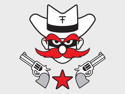 TTFCU Raider Red bank design logo mascot raider red texas tech