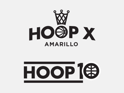 Hoop 10 logo basketball design hoops king logo