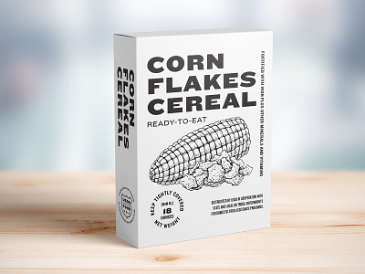 Government Cheese Packaging Refresh box cereal cheese cow design illustration meat packaging peanut butter typography