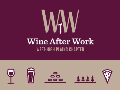 Wine After Work logo 2 beer corkscrew design food logo typography wine