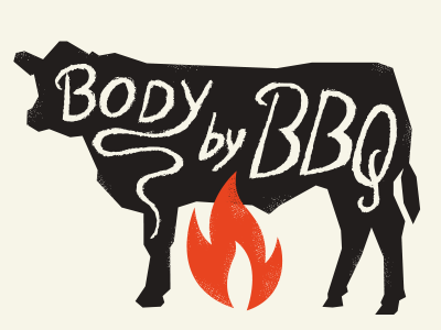 More beef! austin bbq design fire smoke t shirt texas texas monthly texture typography wood