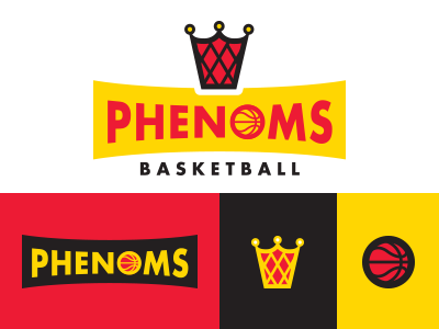 Phenoms Basketball logo extras basketball crown design hoops king logo net phenoms texas