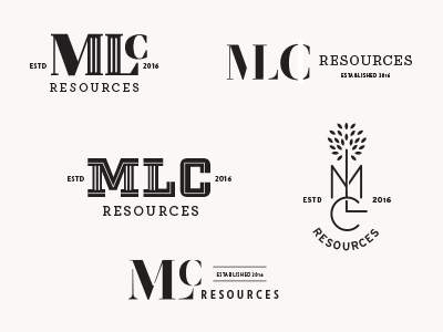 MLC Resources c communication consulting l logo m pillar resource team building tree