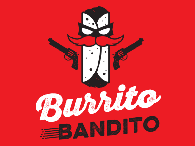 Taco Villa T-shirt #2 bandito burrito football gun illustration mustache t shirt taco texas tech
