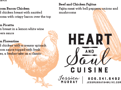 Heart & Soul Menu