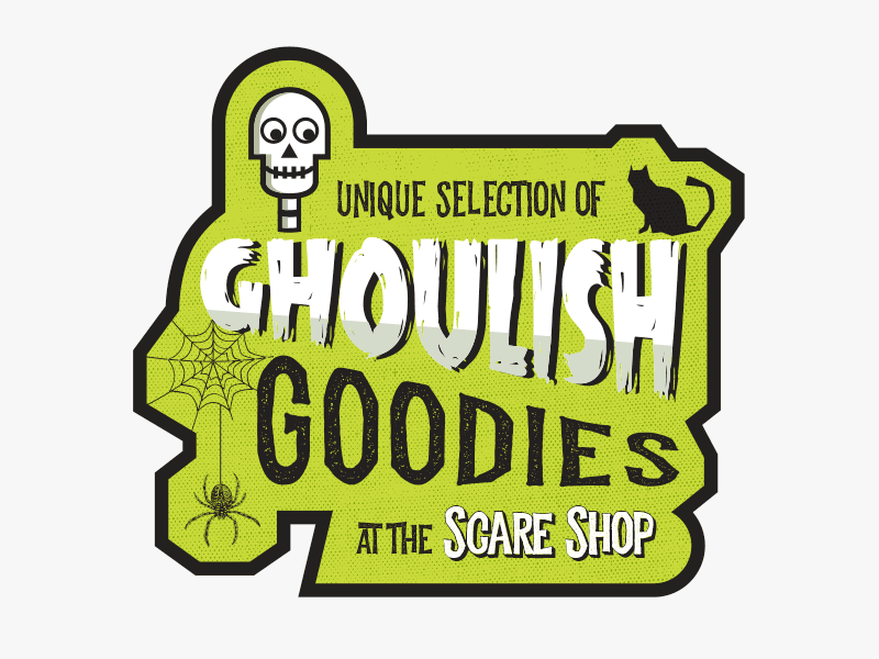 Halloween Store Signage billboard frankenstein halloween pumpkin signage skeleton vampire