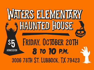 Waters Elementary Fall Festival halloween haunted house scary