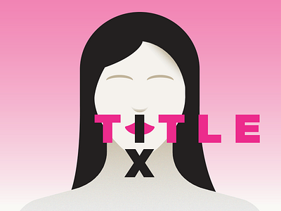 Civil Counterpoints Illustration branding design flat illustration title ix typography university women