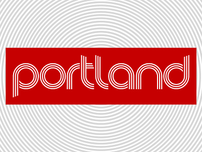 Portland Trail Blazers basketball design font logo logos nba portland portland trail blazers sports trail blazers type typeface