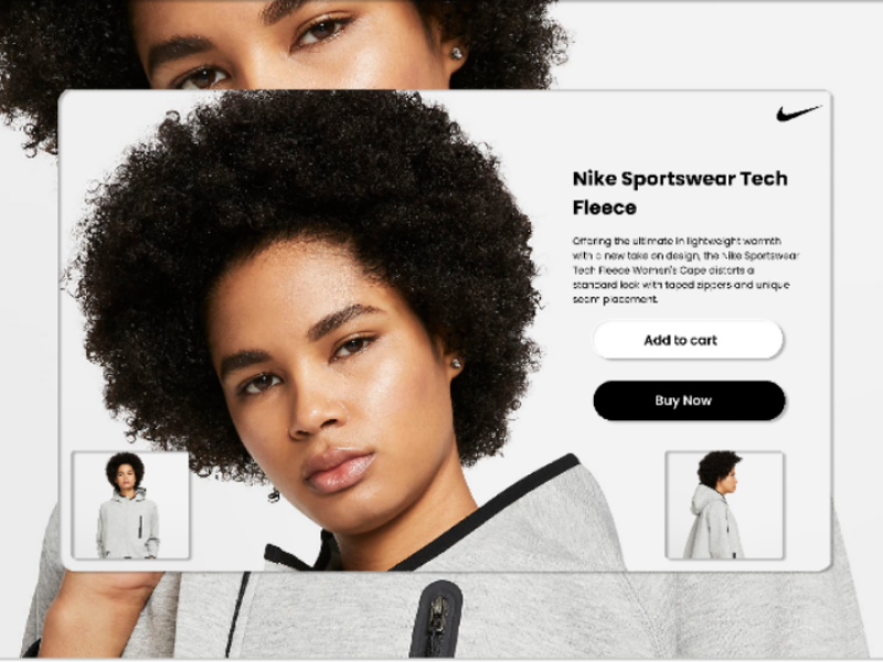 Nike Landing page by Peters Victor on Dribbble