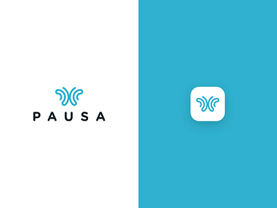 Pausa App - Brand app brand identity branding branding design logo logotype meditation meditation app mindfulness pausa