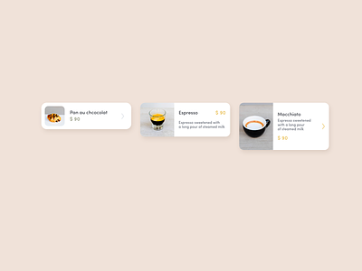 Exploring UI / UX for list of products app app mobile coffee design exploring list of products menu mobile mobile ui products ui uidesign uxdesign uxui