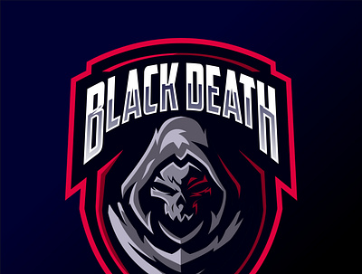 black death branding design esport logo esportlogo game illustration logo mascot mascot design vector