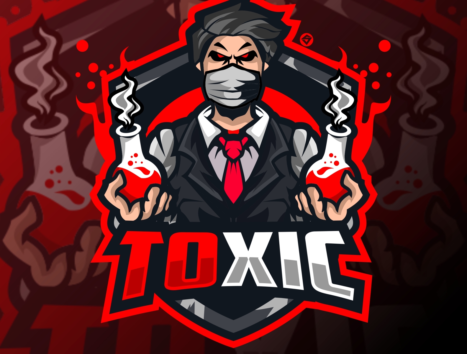 Team Toxic Logo Illustration and Design :: Behance