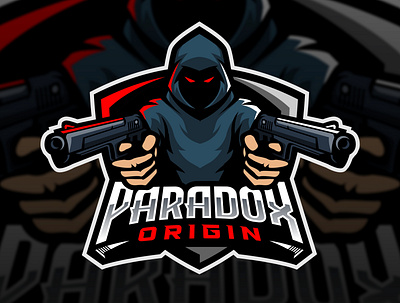 PARADOX ORIGIN "another version" design esport logo esportlogo game illustration logo mascot mascot design mascot logo vector