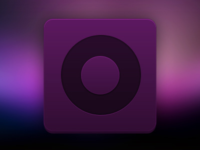 Bullseye icon iconography ios psd purple ui