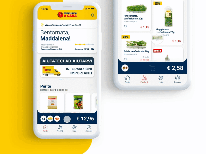 Esselunga App re-design