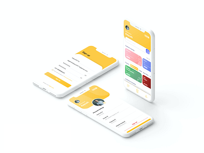 shotNOTES application design flat hybrid app minimal ui ux