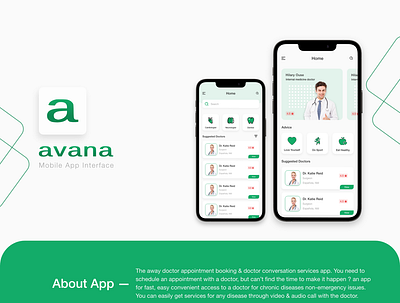 Awana Doctor App application appointment booking design doctor doctor appointment medical app minimal ui ux
