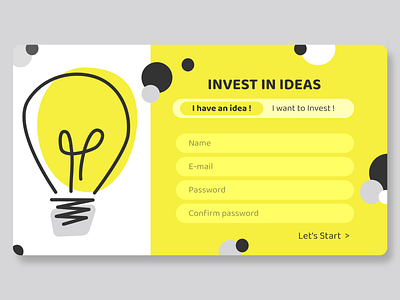 Invest in ideas ui web