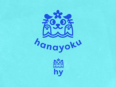 Hanayoku logo option 4 art branding design flat graphic design icon illustration logo vector