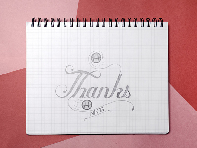 Thanks thank you thanks typography