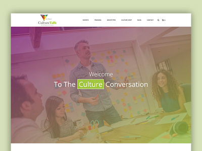 Culturetalk™ Website archetype brand culture identity product design ui ux web web design website