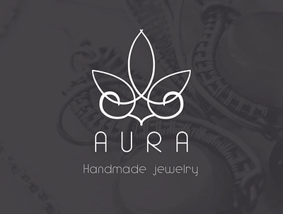Aura jewelry logo design branding design logo logodesign logos logotype
