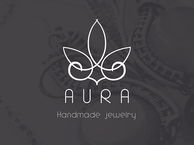 Aura jewelry logo design