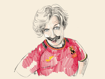 Portrait of Iera Echebarria digitalart espana fresco illus illustration portrait rugby rugbysevens sketch spain sports woman