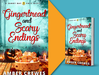 GINGERBREAD AND SCARY ENDINGS artist book cover cover design design graphic designer graphics