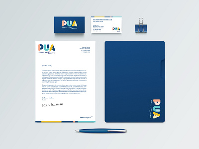 PUA: Print Collateral branding design doctor logo design medical print print collateral stationary