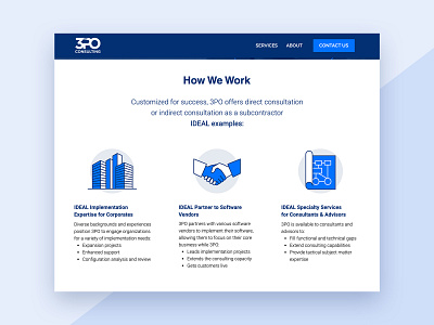 3PO Consulting: Web Design