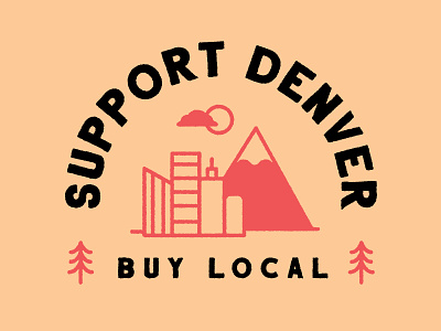 Support Denver: Shirt Designs colorado denver illustration shirt design support local support local artists t shirt