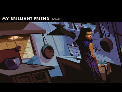 My Brilliant Friend 01 illustration movie