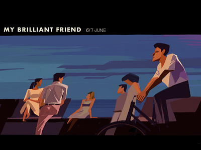 My brilliant friend 03 illustration movie my brilliant friend