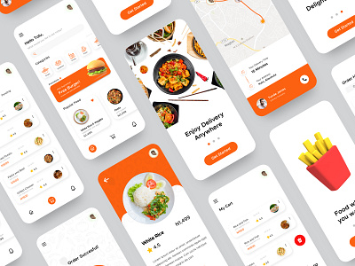Food Delivery App app food app mobile ui ui uidesign ux