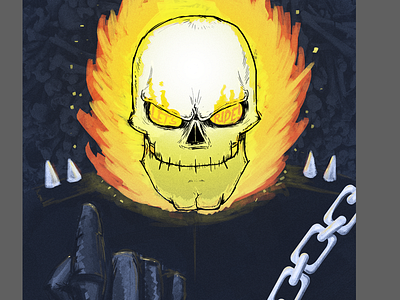 Lets Ride! Ghost Rider fanart ghostrider illustration marvel