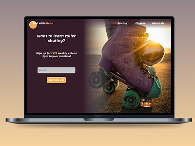 #DailyUI 003 - Landing page branding dailyui design landingpage ui webdesign