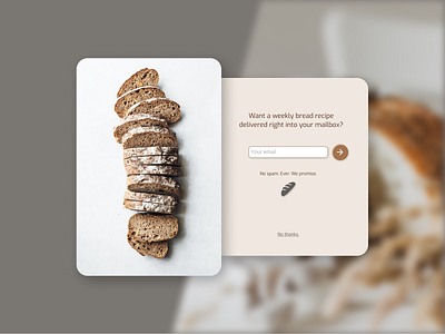 #DailyUI 016 - Pop up / Overlay