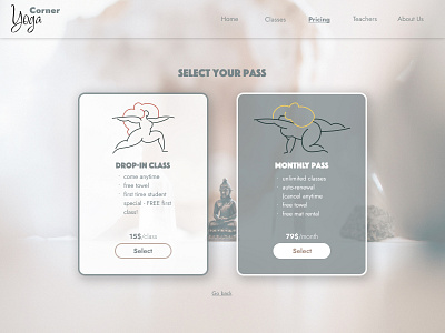#DailyUI 030 - Pricing branding dailyui design illustration pricing ui ux yoga